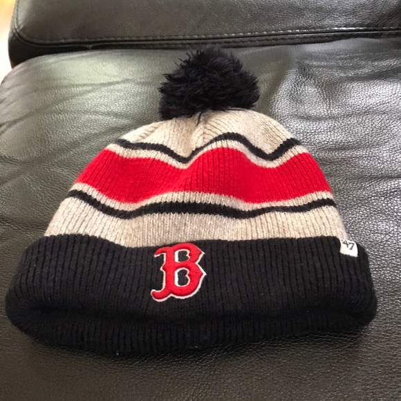 red sox winter beanie